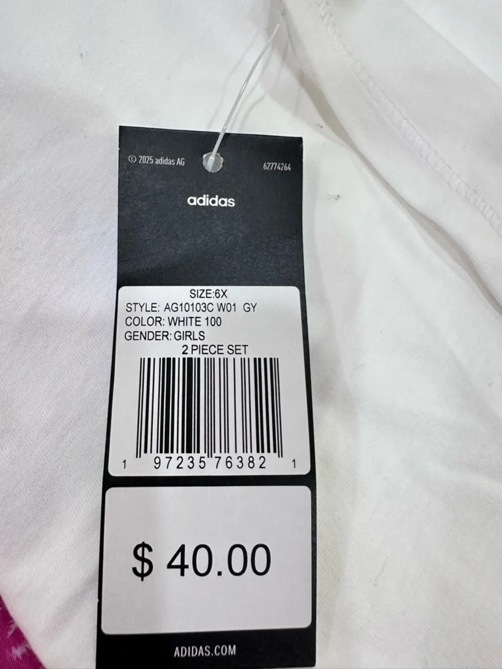 Girl’s Adidas Short Set